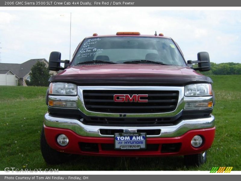 Fire Red / Dark Pewter 2006 GMC Sierra 3500 SLT Crew Cab 4x4 Dually