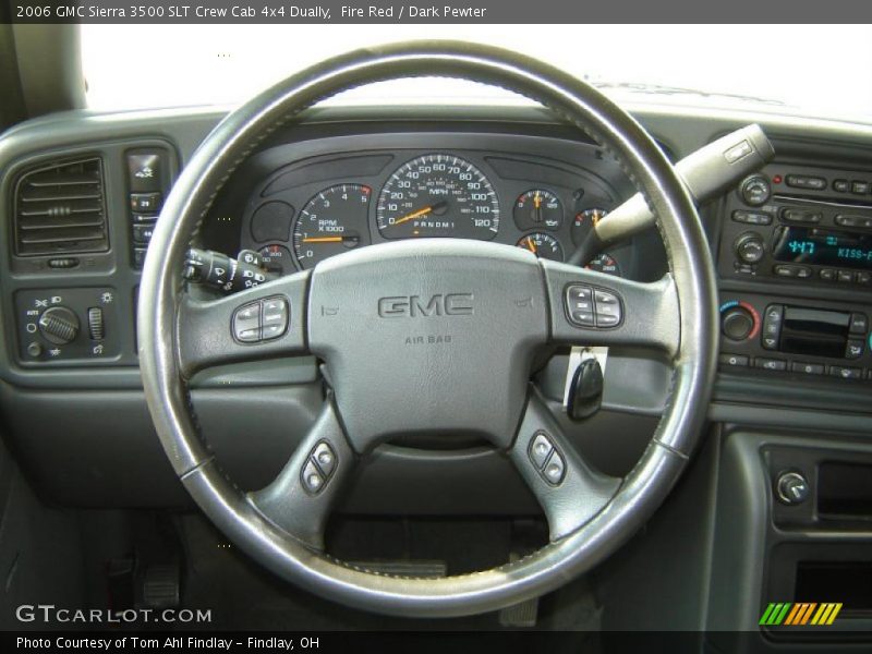 Fire Red / Dark Pewter 2006 GMC Sierra 3500 SLT Crew Cab 4x4 Dually