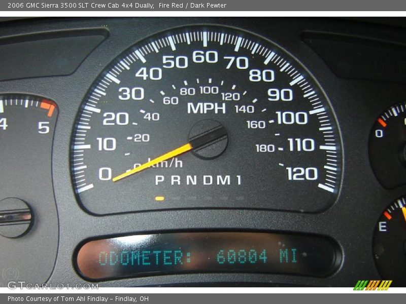 Fire Red / Dark Pewter 2006 GMC Sierra 3500 SLT Crew Cab 4x4 Dually