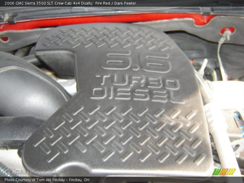 Fire Red / Dark Pewter 2006 GMC Sierra 3500 SLT Crew Cab 4x4 Dually