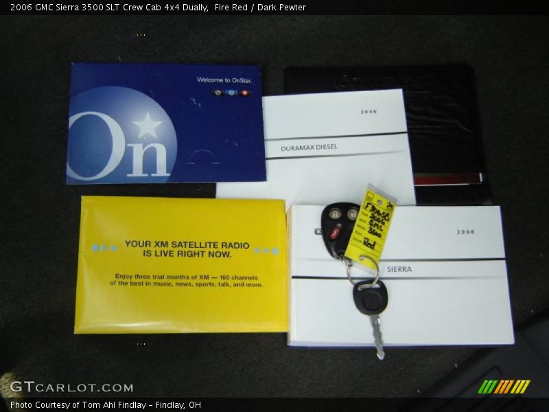 Fire Red / Dark Pewter 2006 GMC Sierra 3500 SLT Crew Cab 4x4 Dually