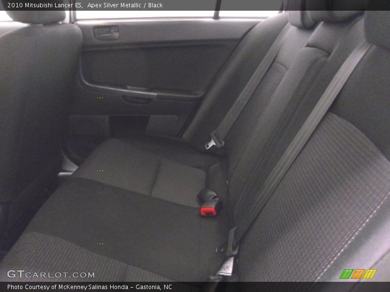 Apex Silver Metallic / Black 2010 Mitsubishi Lancer ES