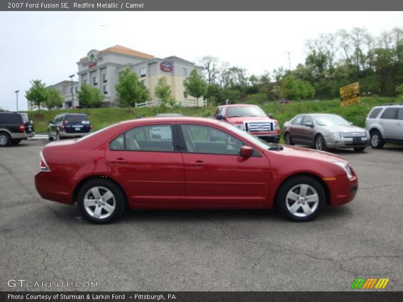 Redfire Metallic / Camel 2007 Ford Fusion SE