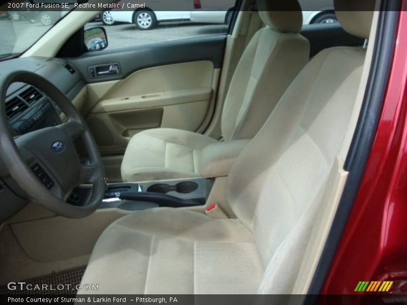 Redfire Metallic / Camel 2007 Ford Fusion SE
