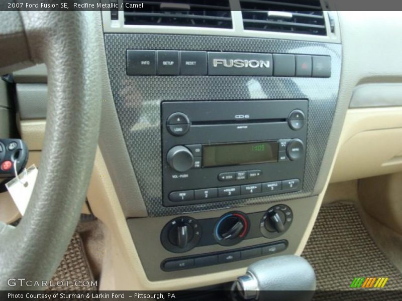 Redfire Metallic / Camel 2007 Ford Fusion SE