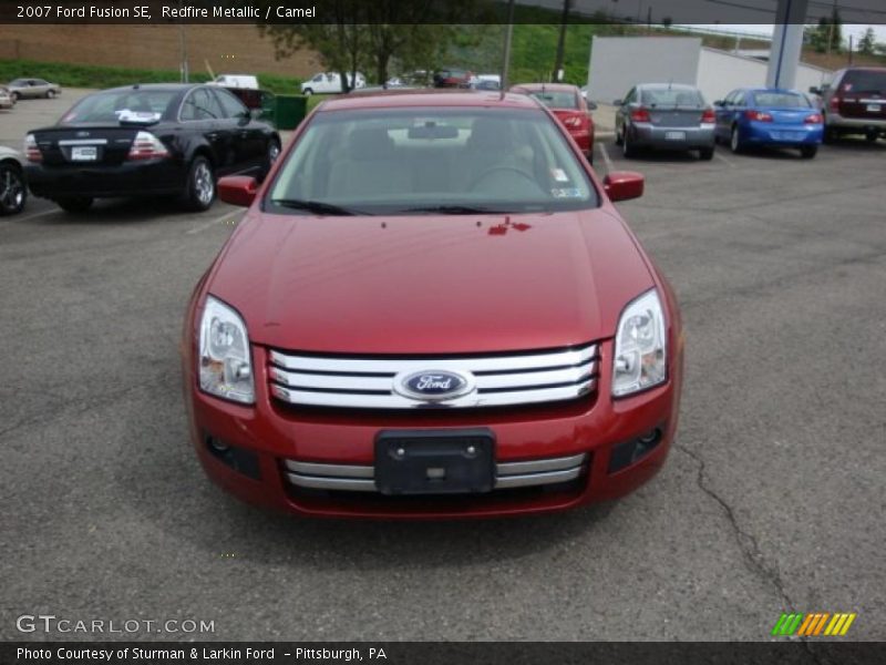 Redfire Metallic / Camel 2007 Ford Fusion SE