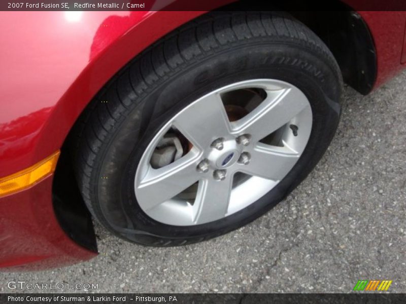 Redfire Metallic / Camel 2007 Ford Fusion SE