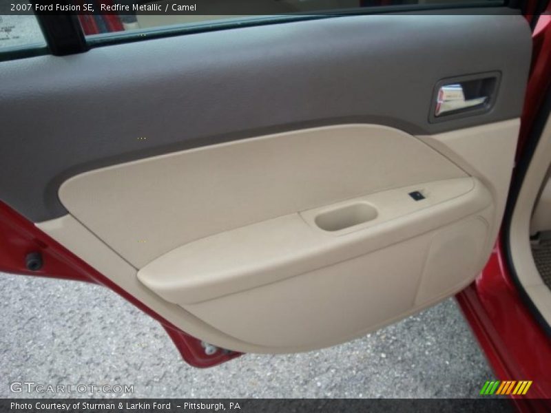 Redfire Metallic / Camel 2007 Ford Fusion SE