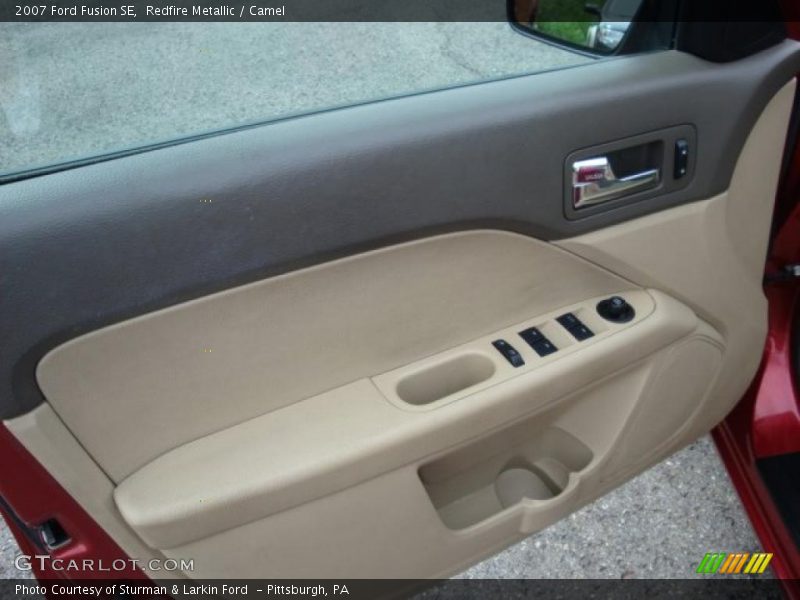 Redfire Metallic / Camel 2007 Ford Fusion SE