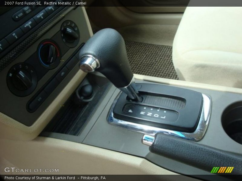 Redfire Metallic / Camel 2007 Ford Fusion SE