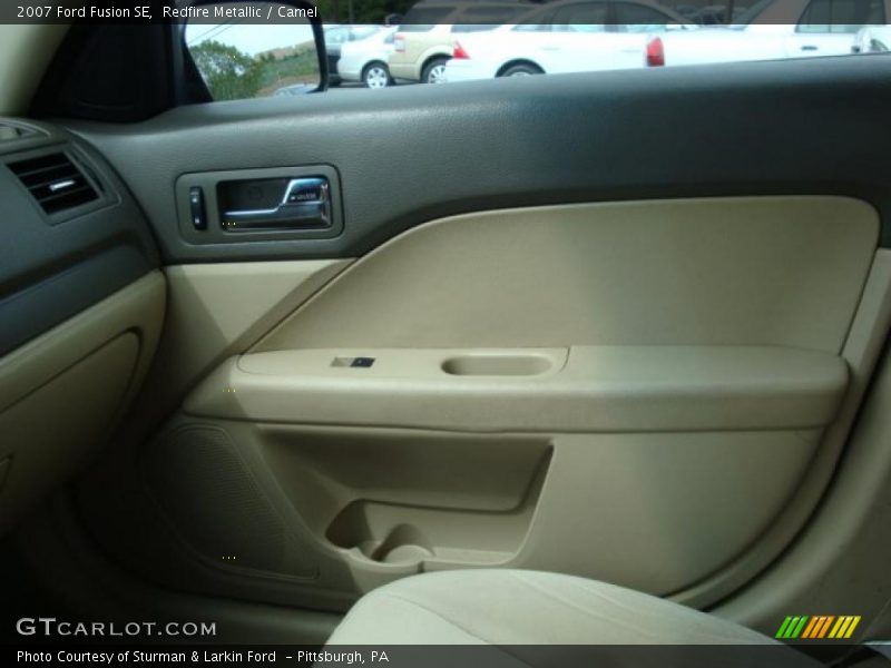 Redfire Metallic / Camel 2007 Ford Fusion SE