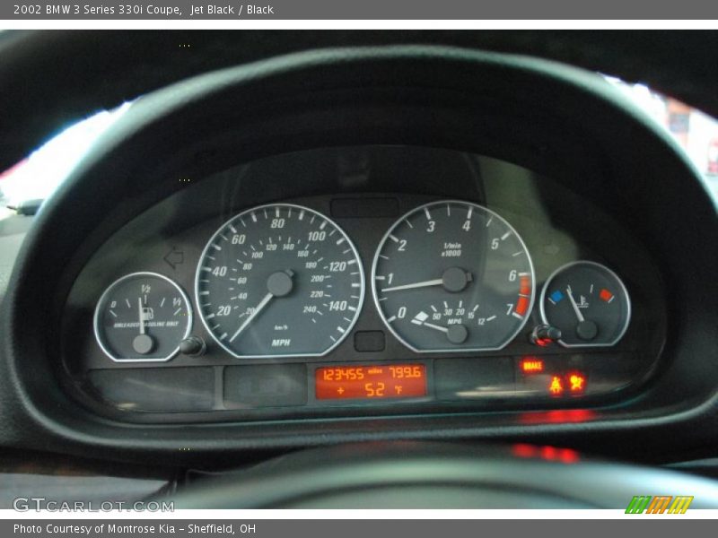 Jet Black / Black 2002 BMW 3 Series 330i Coupe