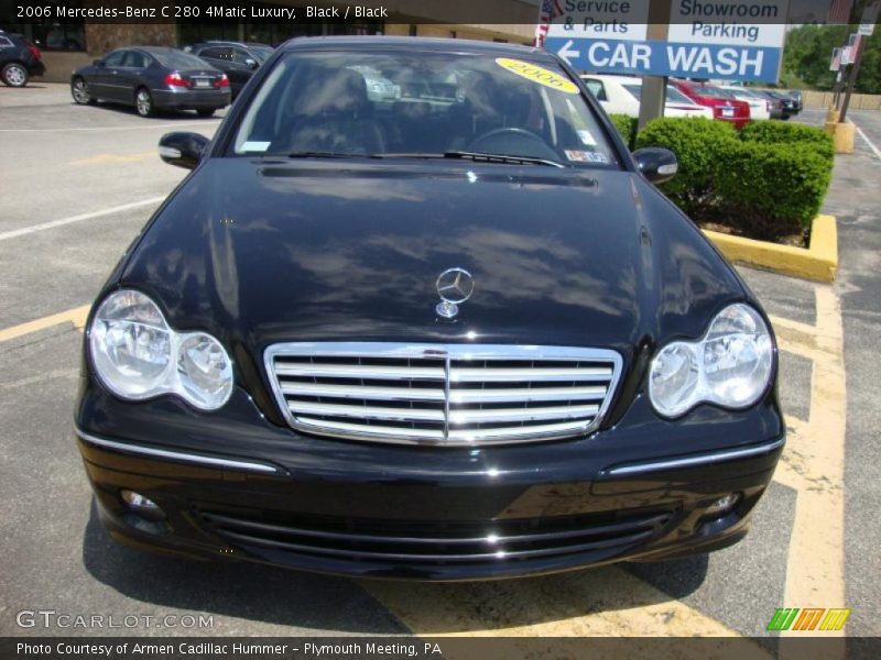 Black / Black 2006 Mercedes-Benz C 280 4Matic Luxury