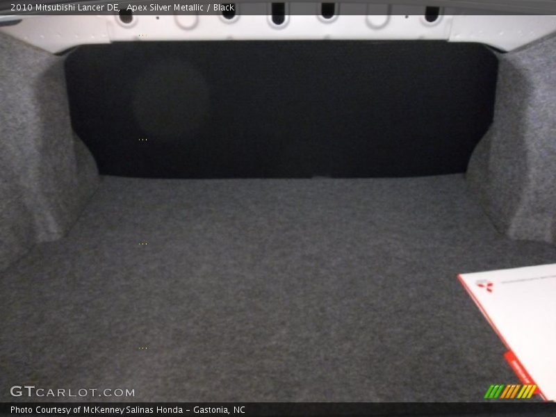 Apex Silver Metallic / Black 2010 Mitsubishi Lancer DE