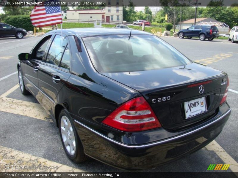 Black / Black 2006 Mercedes-Benz C 280 4Matic Luxury