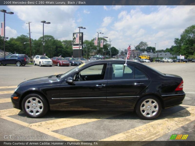 Black / Black 2006 Mercedes-Benz C 280 4Matic Luxury