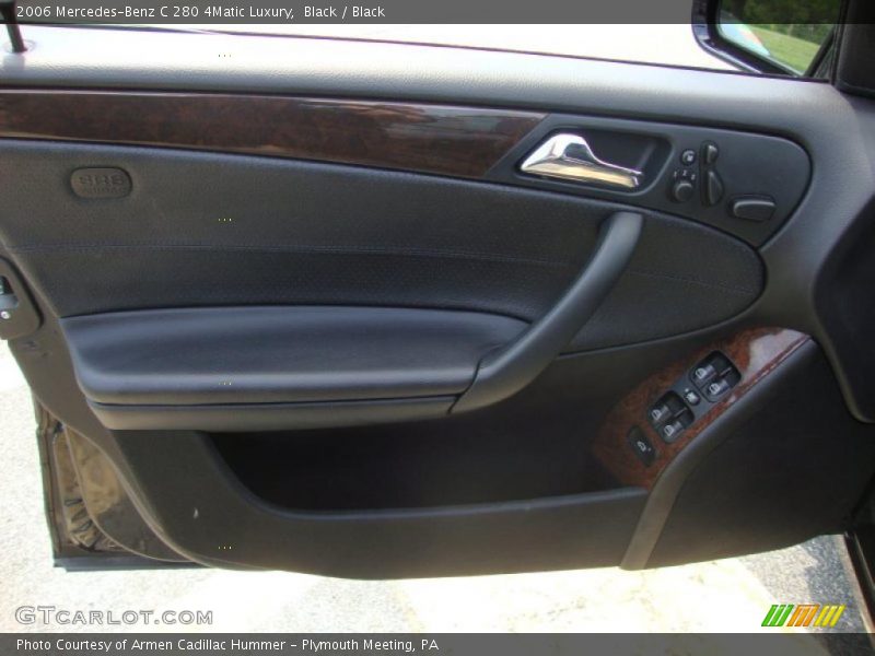 Black / Black 2006 Mercedes-Benz C 280 4Matic Luxury