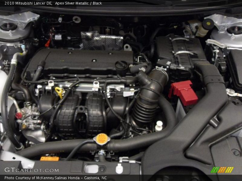 Apex Silver Metallic / Black 2010 Mitsubishi Lancer DE
