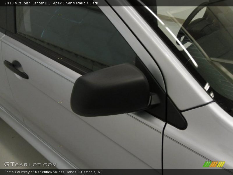 Apex Silver Metallic / Black 2010 Mitsubishi Lancer DE