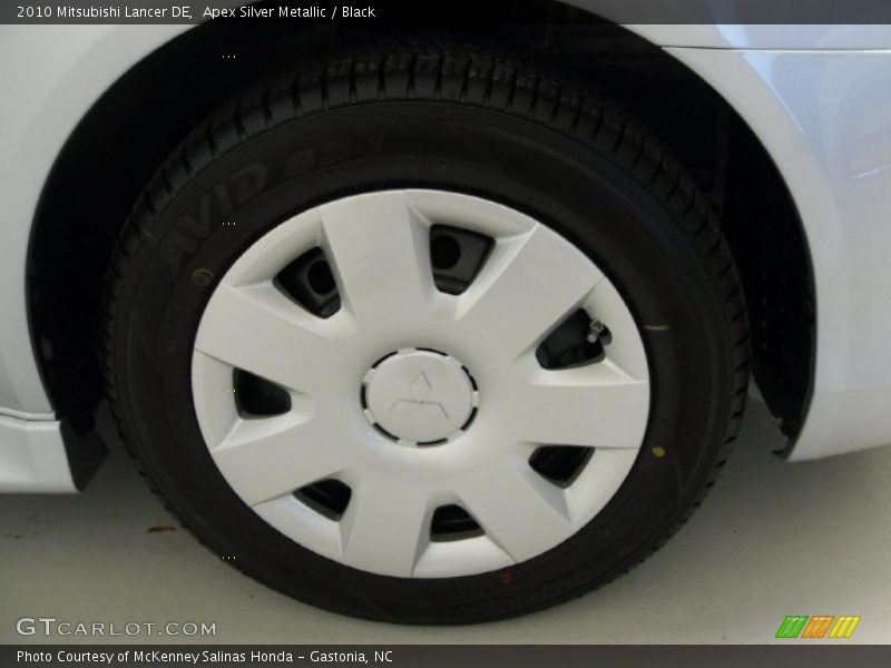 Apex Silver Metallic / Black 2010 Mitsubishi Lancer DE