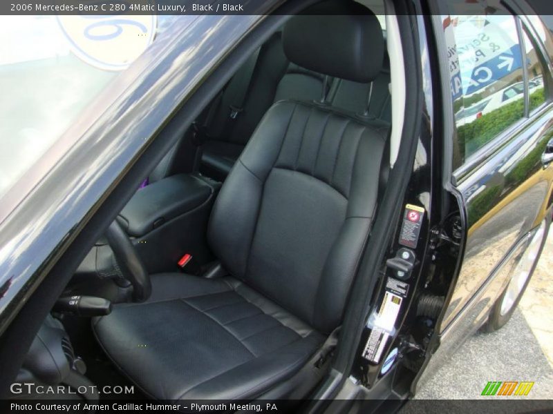 Black / Black 2006 Mercedes-Benz C 280 4Matic Luxury
