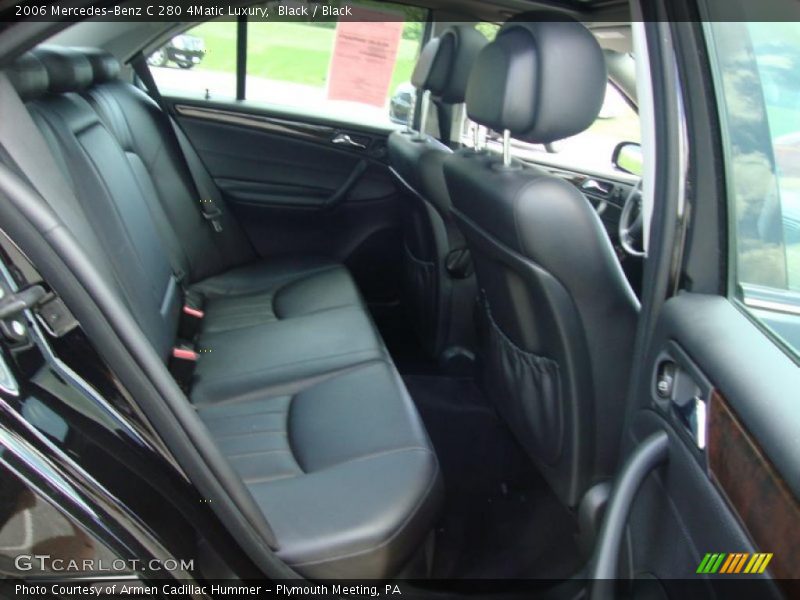 Black / Black 2006 Mercedes-Benz C 280 4Matic Luxury
