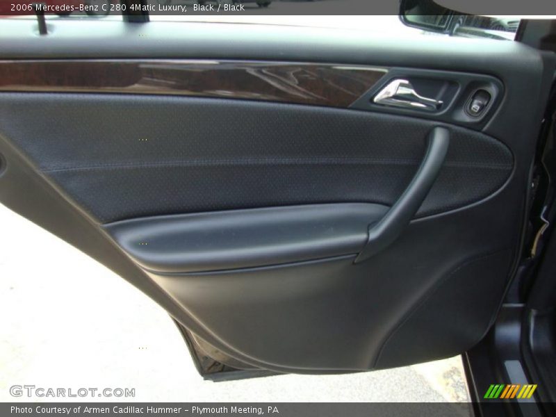 Black / Black 2006 Mercedes-Benz C 280 4Matic Luxury