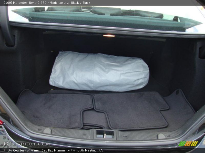 Black / Black 2006 Mercedes-Benz C 280 4Matic Luxury
