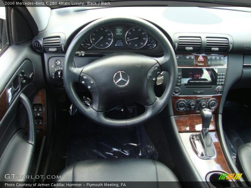 Black / Black 2006 Mercedes-Benz C 280 4Matic Luxury