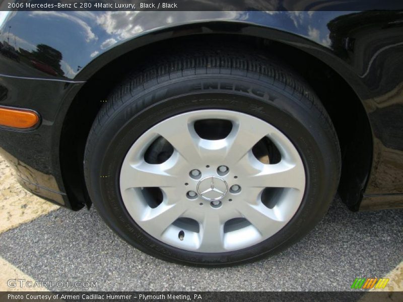 Black / Black 2006 Mercedes-Benz C 280 4Matic Luxury