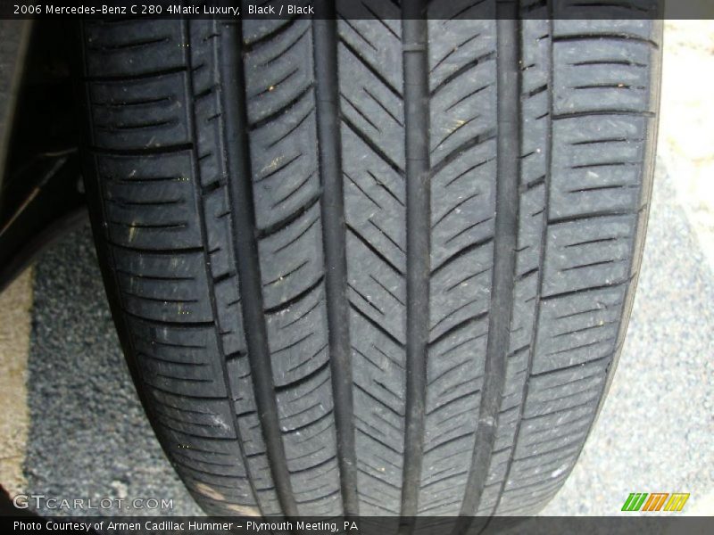Black / Black 2006 Mercedes-Benz C 280 4Matic Luxury