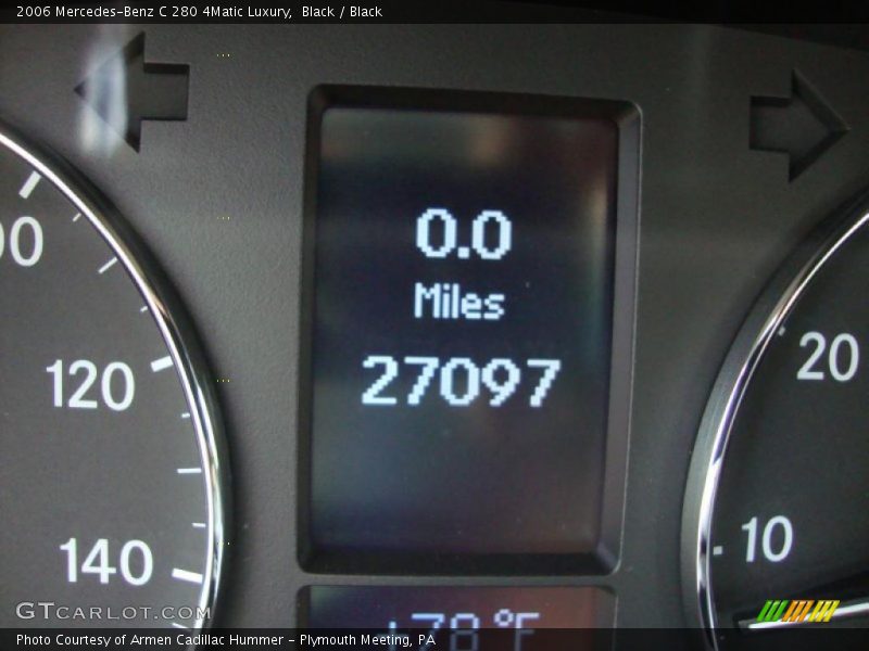 Black / Black 2006 Mercedes-Benz C 280 4Matic Luxury