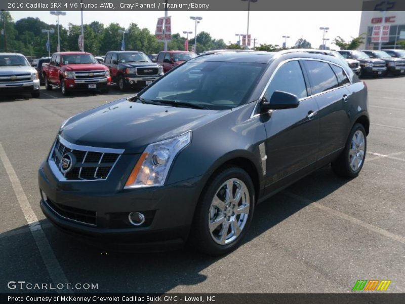 Gray Flannel / Titanium/Ebony 2010 Cadillac SRX 4 V6 Turbo AWD
