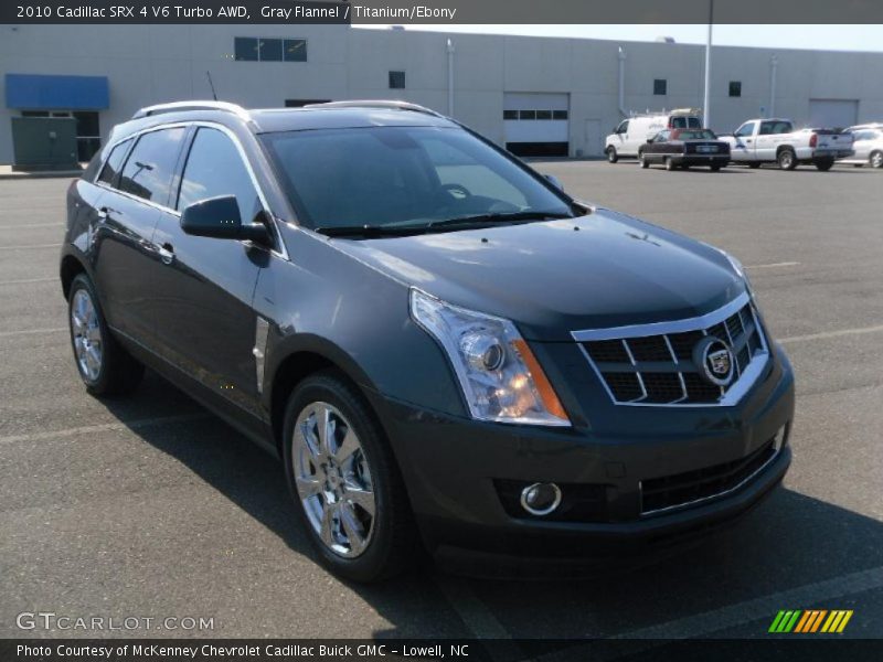 Gray Flannel / Titanium/Ebony 2010 Cadillac SRX 4 V6 Turbo AWD