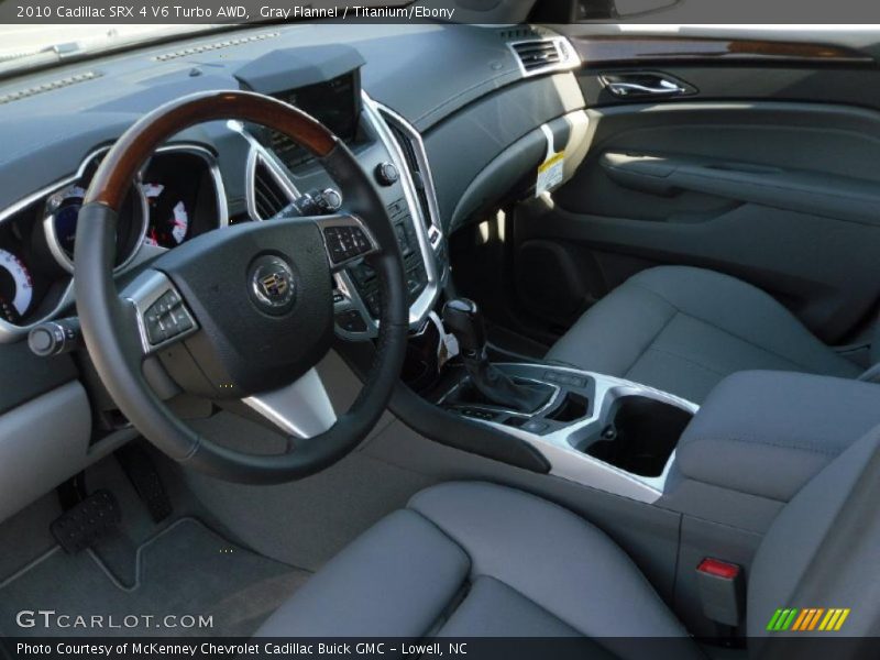 Gray Flannel / Titanium/Ebony 2010 Cadillac SRX 4 V6 Turbo AWD