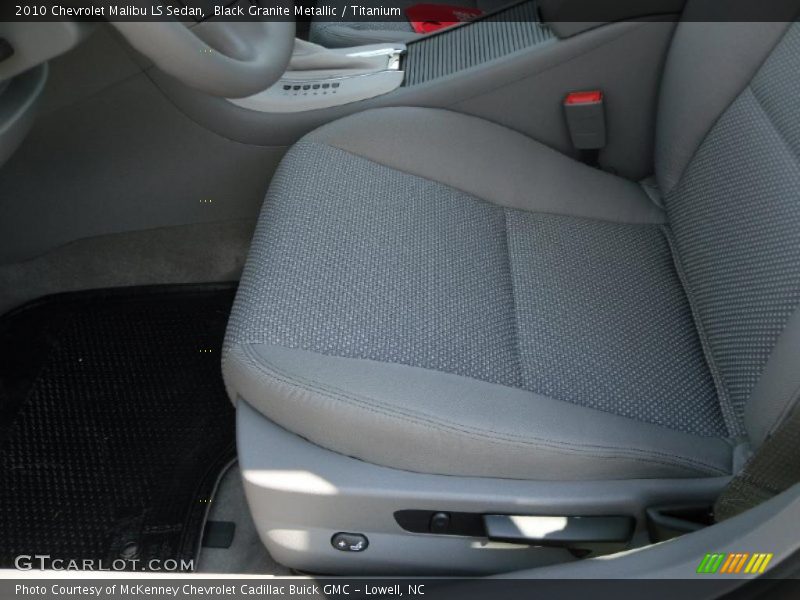 Black Granite Metallic / Titanium 2010 Chevrolet Malibu LS Sedan