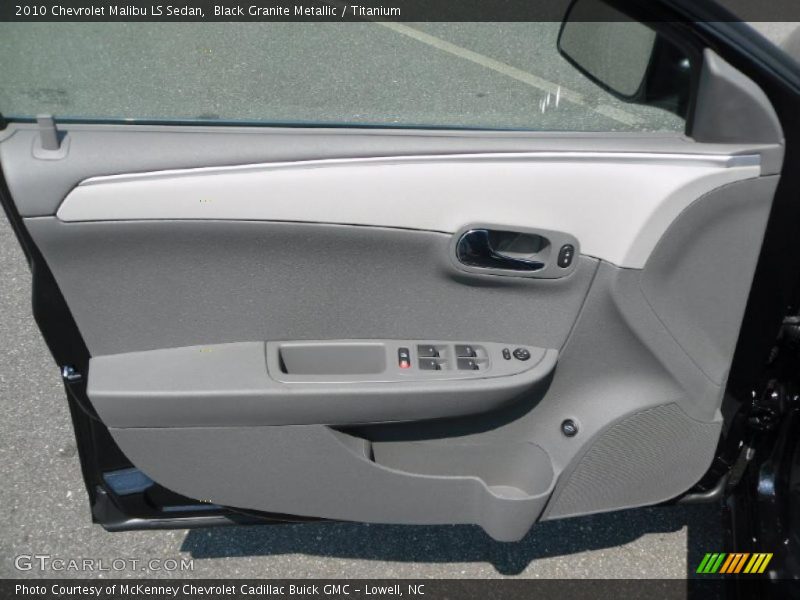 Black Granite Metallic / Titanium 2010 Chevrolet Malibu LS Sedan