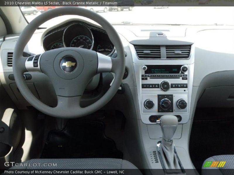 Black Granite Metallic / Titanium 2010 Chevrolet Malibu LS Sedan