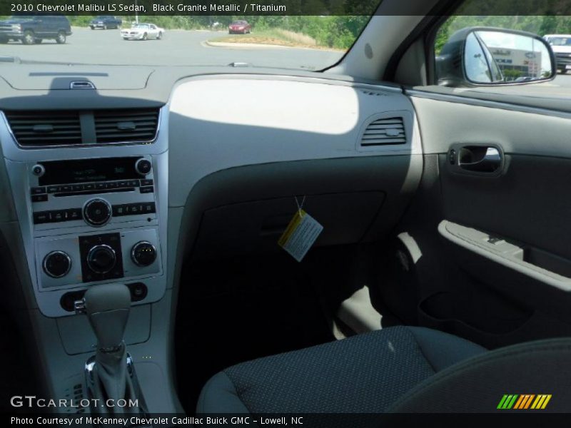 Black Granite Metallic / Titanium 2010 Chevrolet Malibu LS Sedan