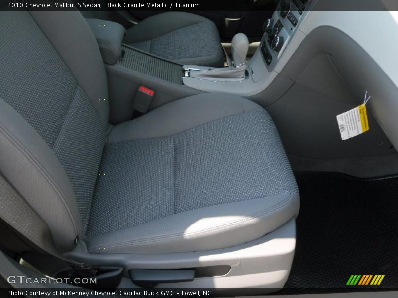 Black Granite Metallic / Titanium 2010 Chevrolet Malibu LS Sedan