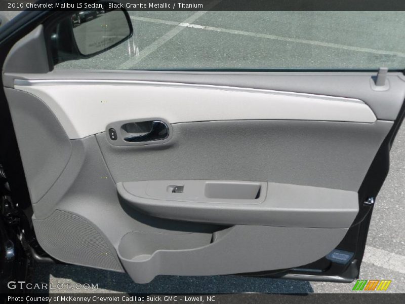 Black Granite Metallic / Titanium 2010 Chevrolet Malibu LS Sedan