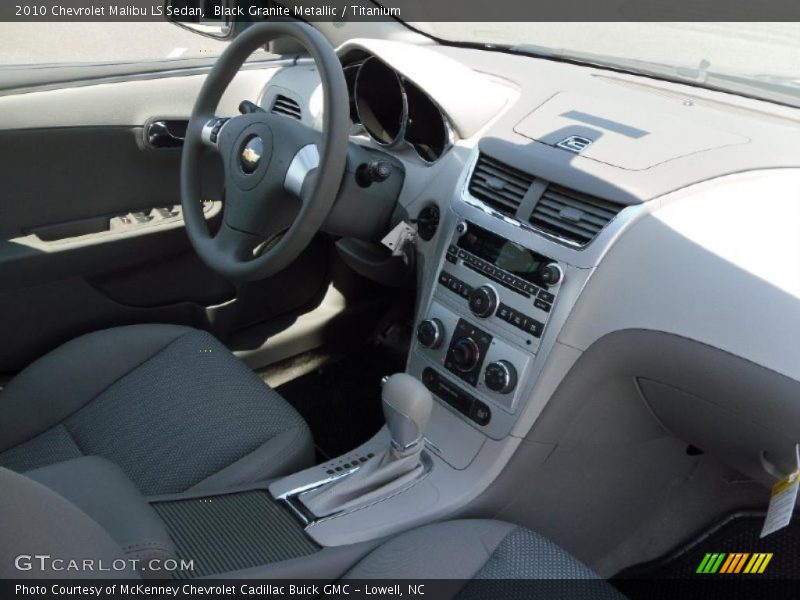Black Granite Metallic / Titanium 2010 Chevrolet Malibu LS Sedan