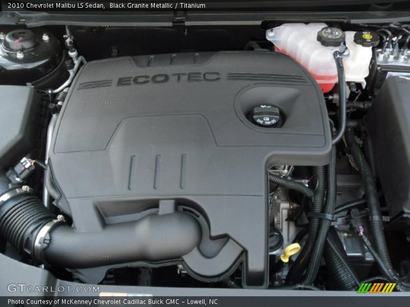 Black Granite Metallic / Titanium 2010 Chevrolet Malibu LS Sedan