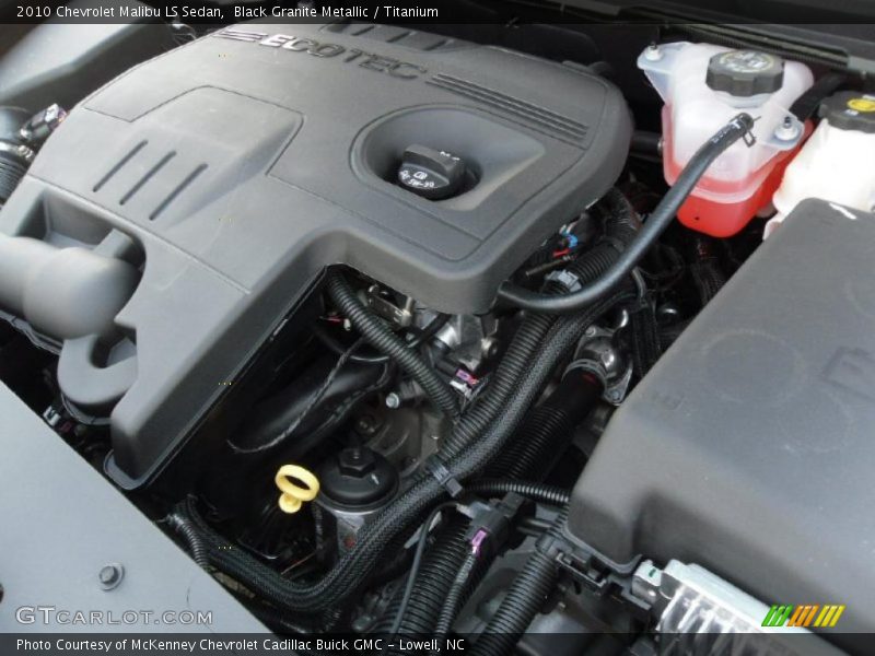 Black Granite Metallic / Titanium 2010 Chevrolet Malibu LS Sedan