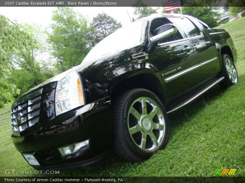Black Raven / Ebony/Ebony 2007 Cadillac Escalade EXT AWD