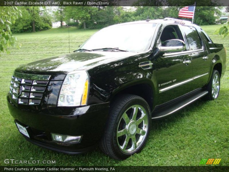 Black Raven / Ebony/Ebony 2007 Cadillac Escalade EXT AWD
