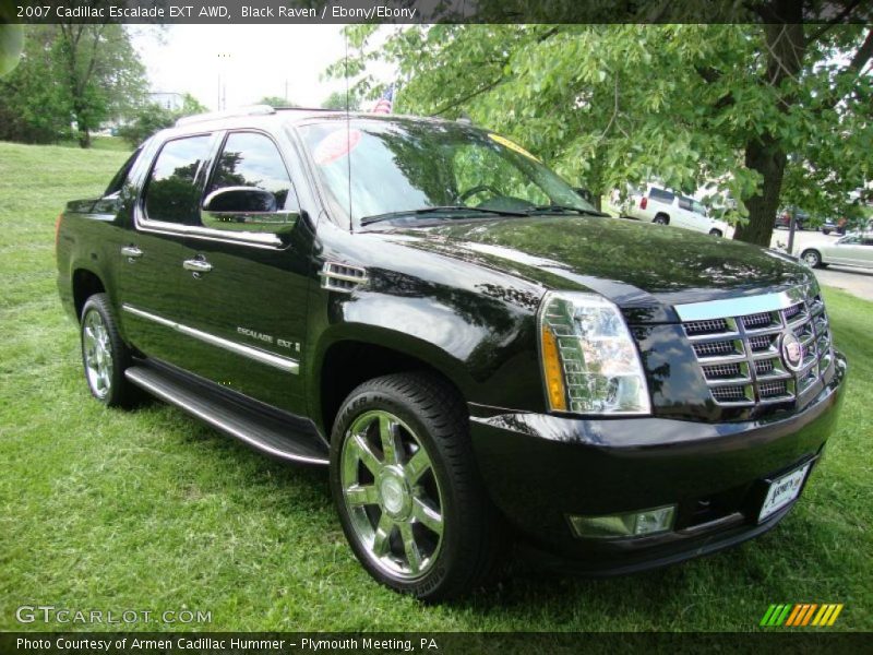 Black Raven / Ebony/Ebony 2007 Cadillac Escalade EXT AWD
