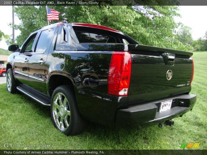 Black Raven / Ebony/Ebony 2007 Cadillac Escalade EXT AWD