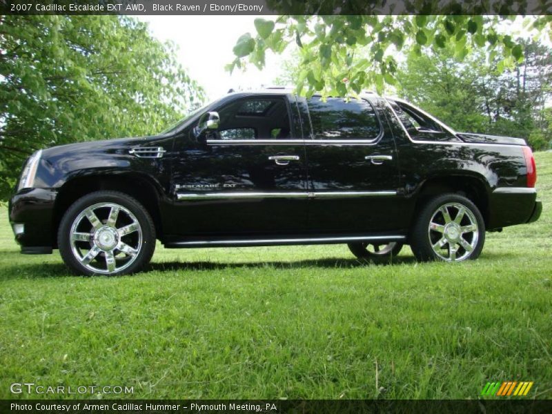 Black Raven / Ebony/Ebony 2007 Cadillac Escalade EXT AWD