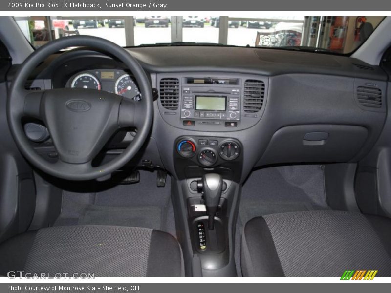 Sunset Orange / Gray 2009 Kia Rio Rio5 LX Hatchback